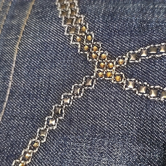 Calvin Klein Lean Bootcut Jeans Size 8 NWT - Picture 3 of 7